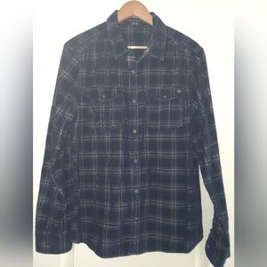 William Rast 100% Cotton Plaid Button Shirt, Size XL
